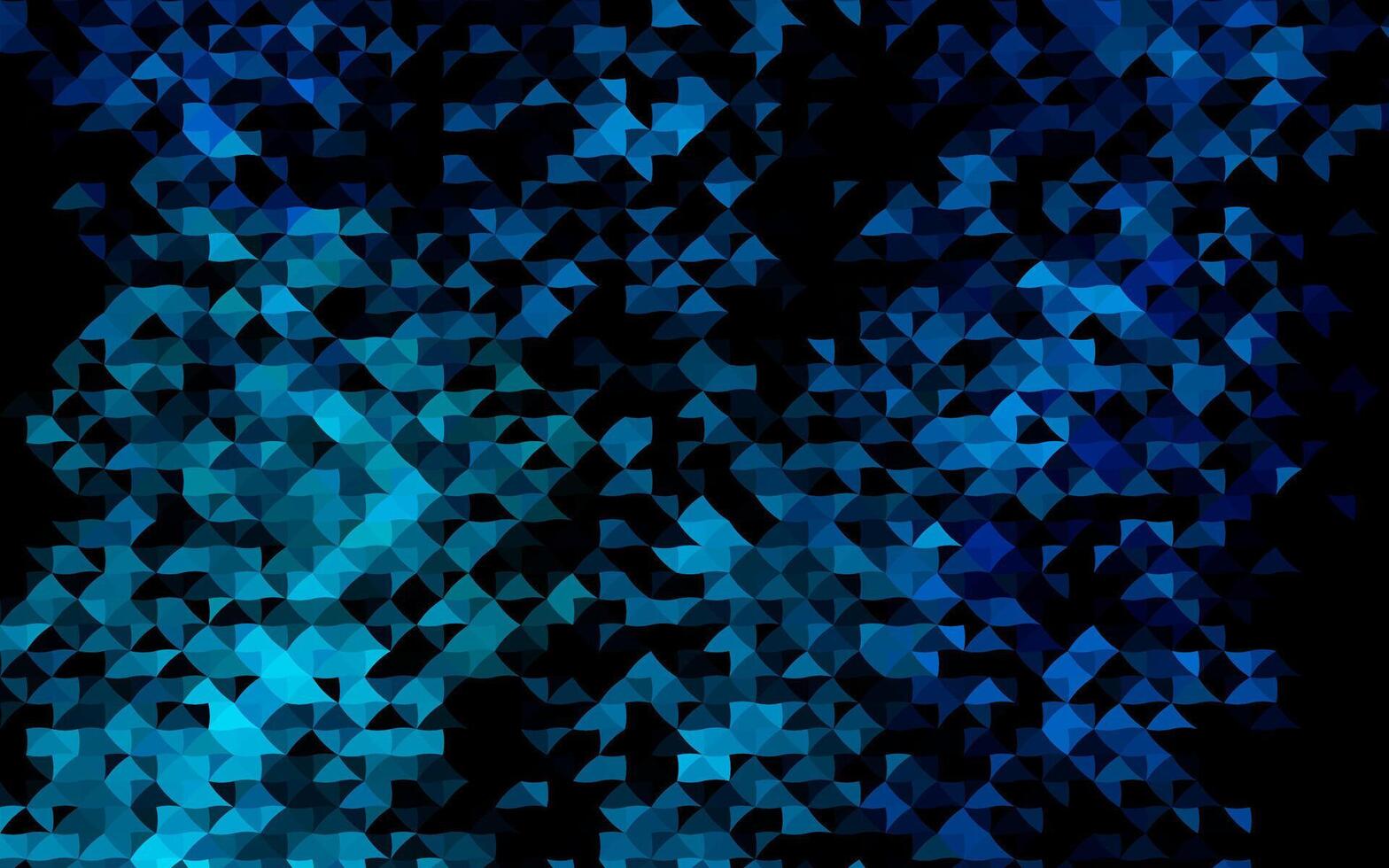 Dark BLUE vector texture in triangular style.