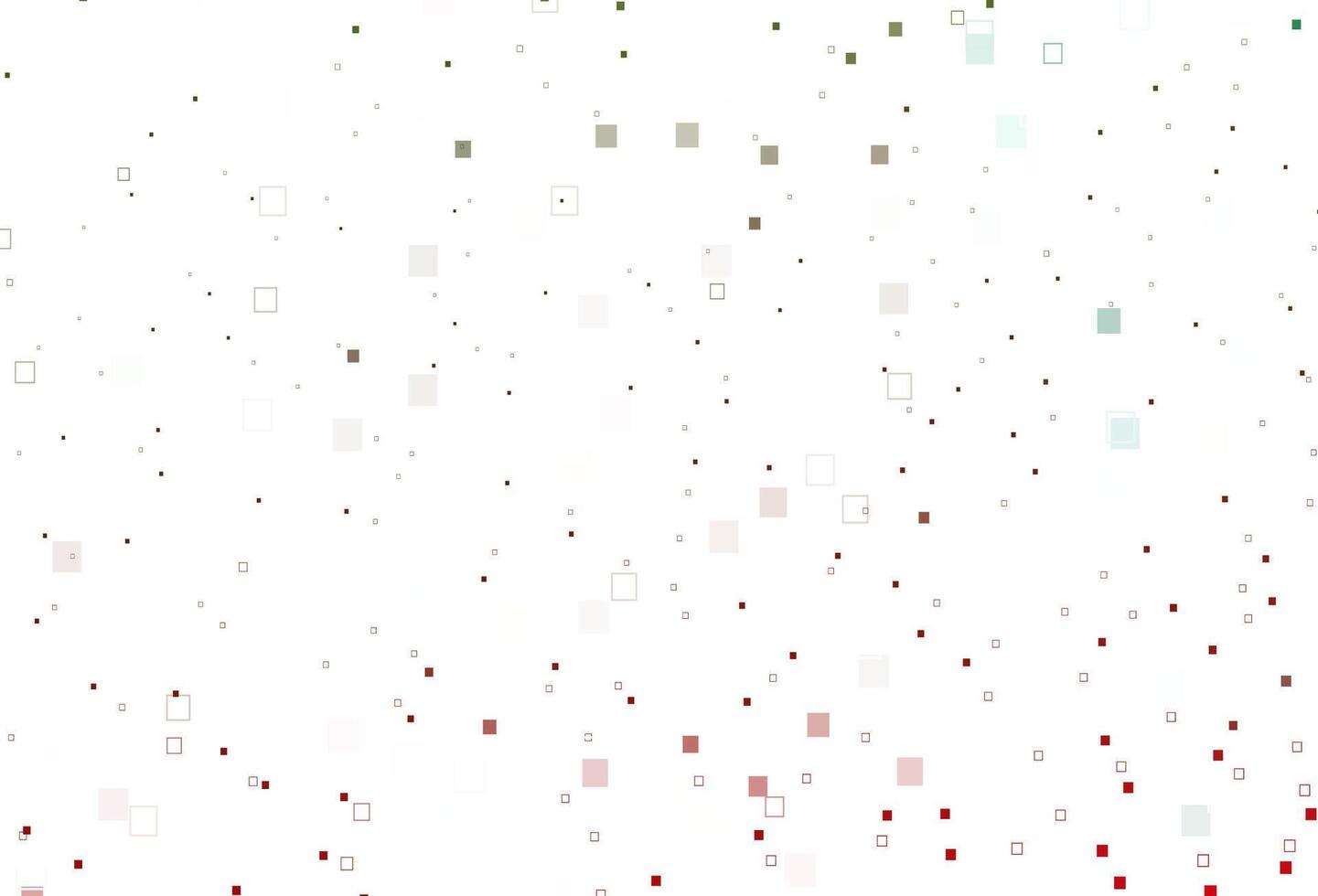 Light Green, Red vector layout with rectangles, squares.