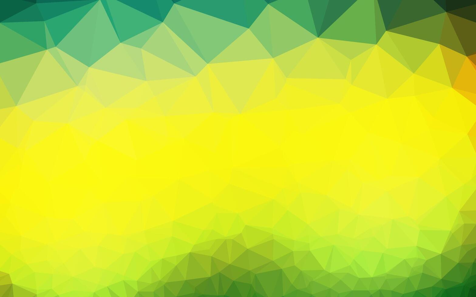 Telón de fondo de mosaico abstracto de vector verde oscuro, amarillo.