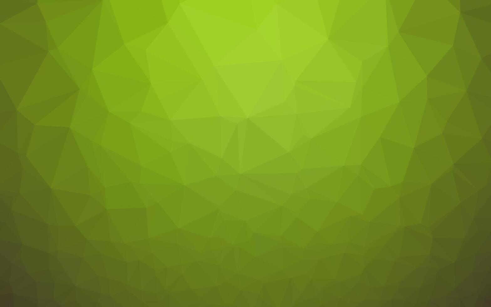 Light Green, Yellow vector polygon abstract background.