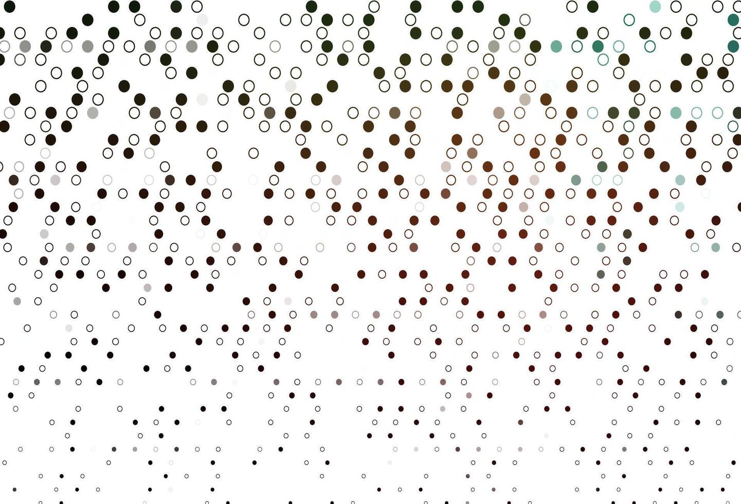 Light Green, Red vector texture with disks.