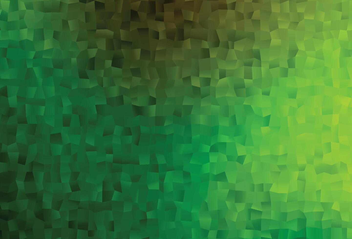 Fondo de mosaico abstracto de vector verde claro.