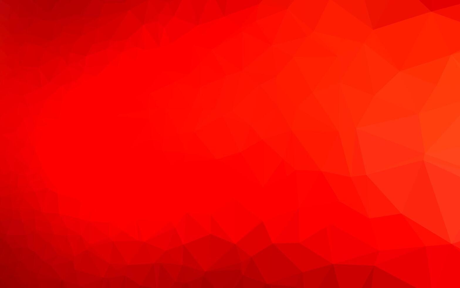 Fondo abstracto de polígono de vector rojo claro.