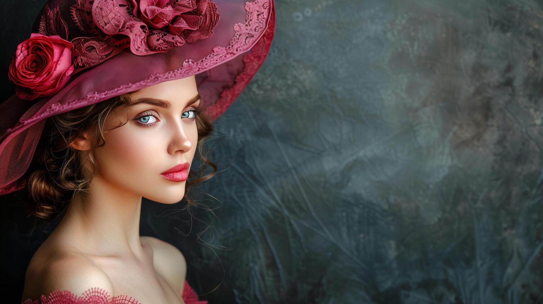 AI generated Bride in Wedding Dress With Veil photo