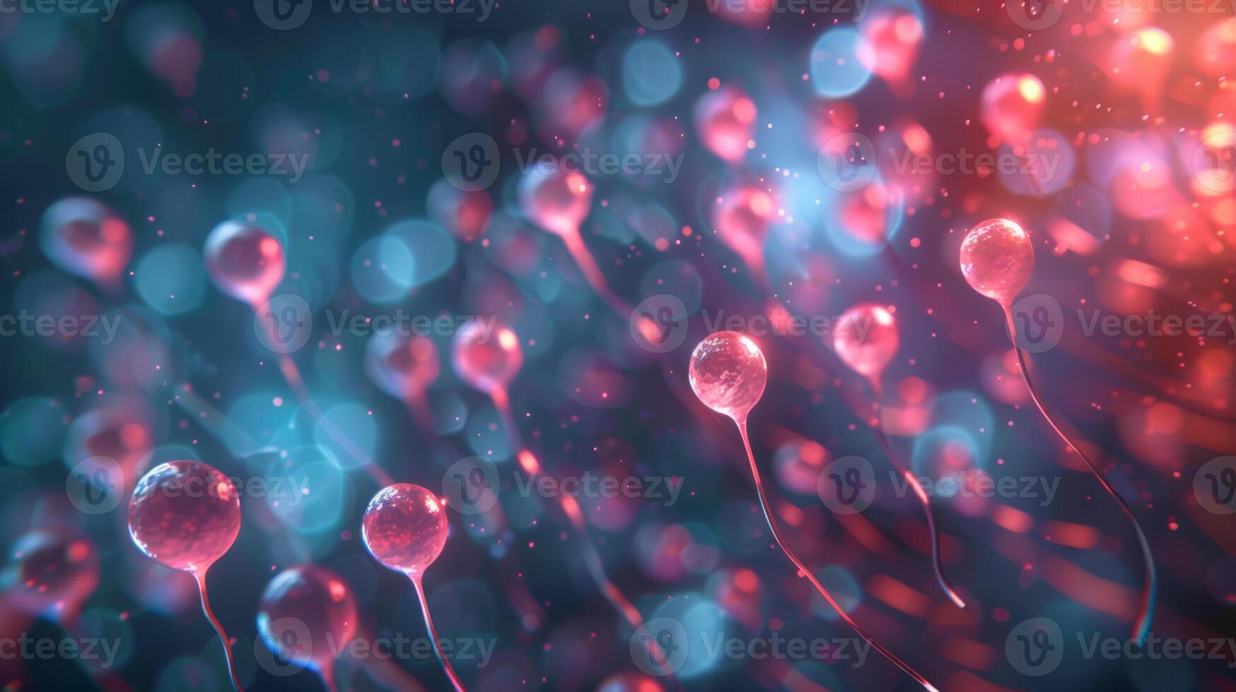 AI generated Diagram explaining the hormonal changes triggering ovulation and egg maturation photo