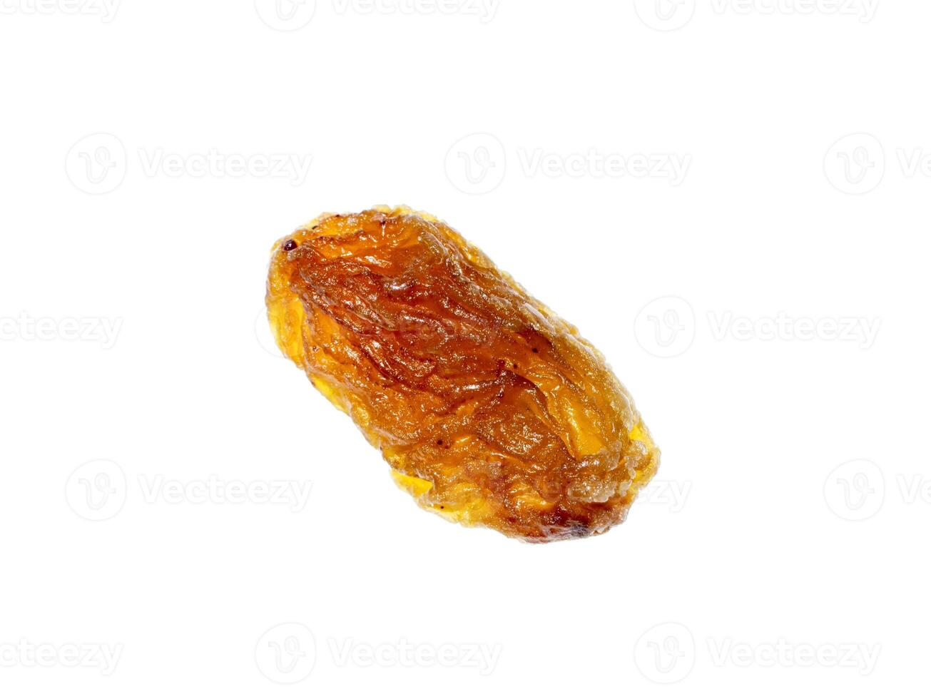 Close up of dried raisin photo
