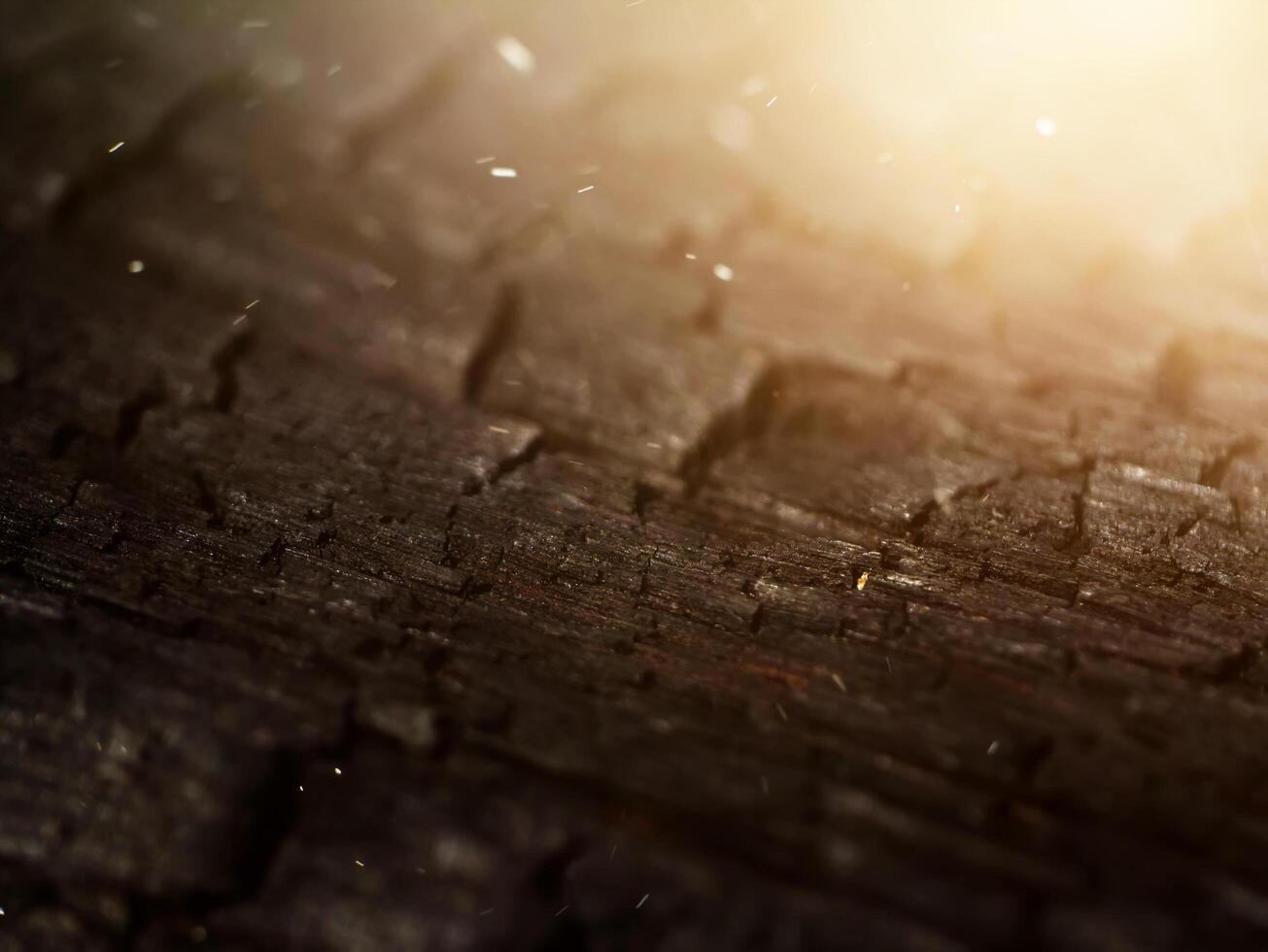 Close up Surface of charcoal photo