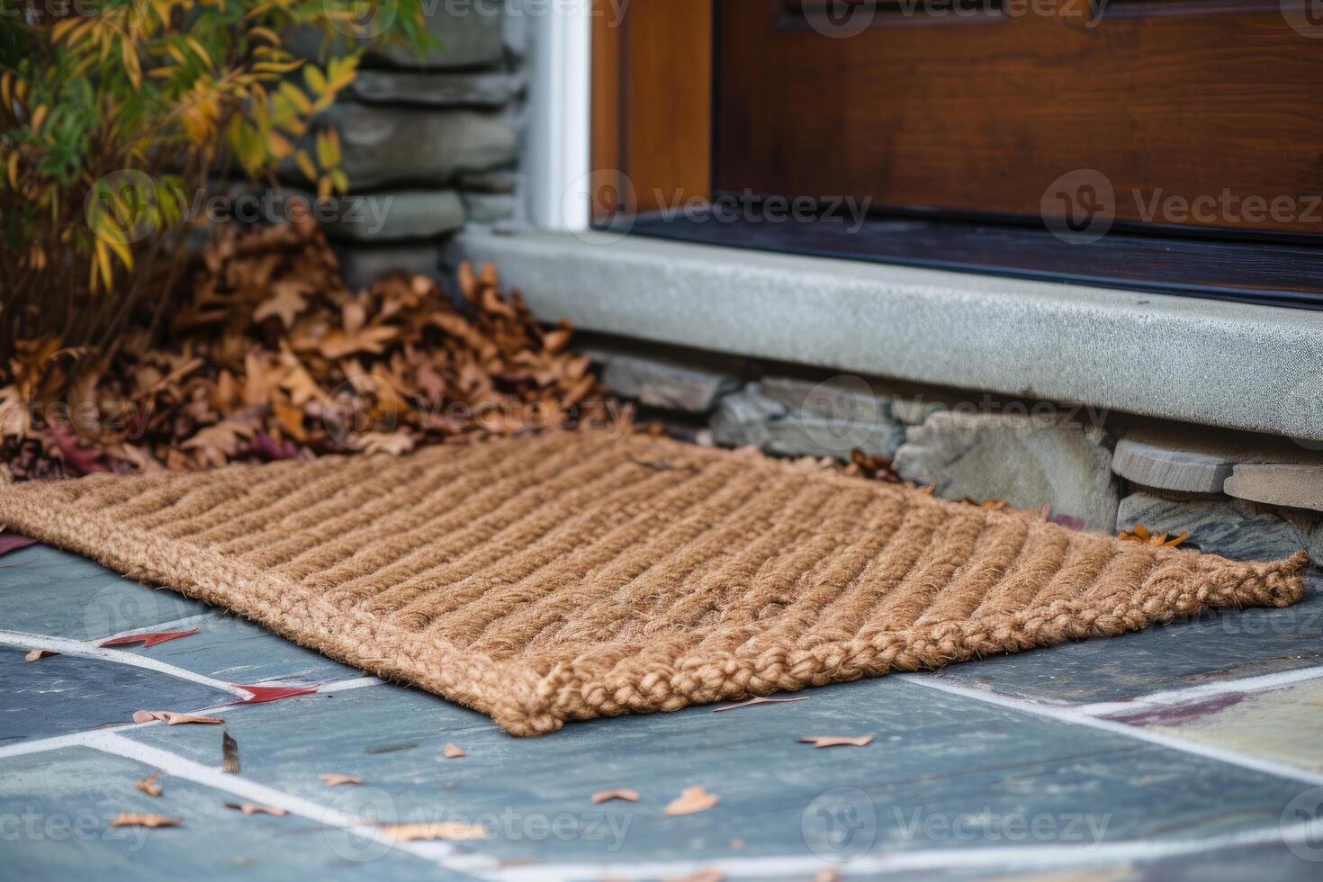 AI generated High-quality runner mat place on the entrance of the house. photo