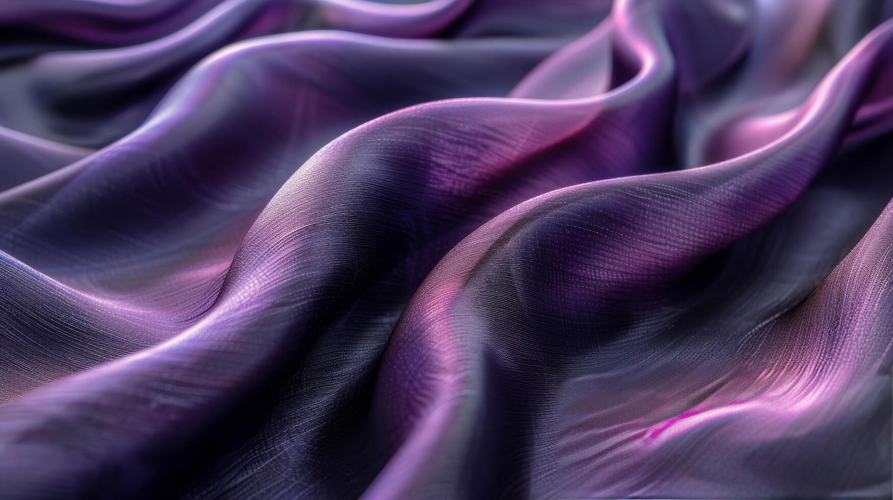 AI generated Close Up View of Purple Fabric photo