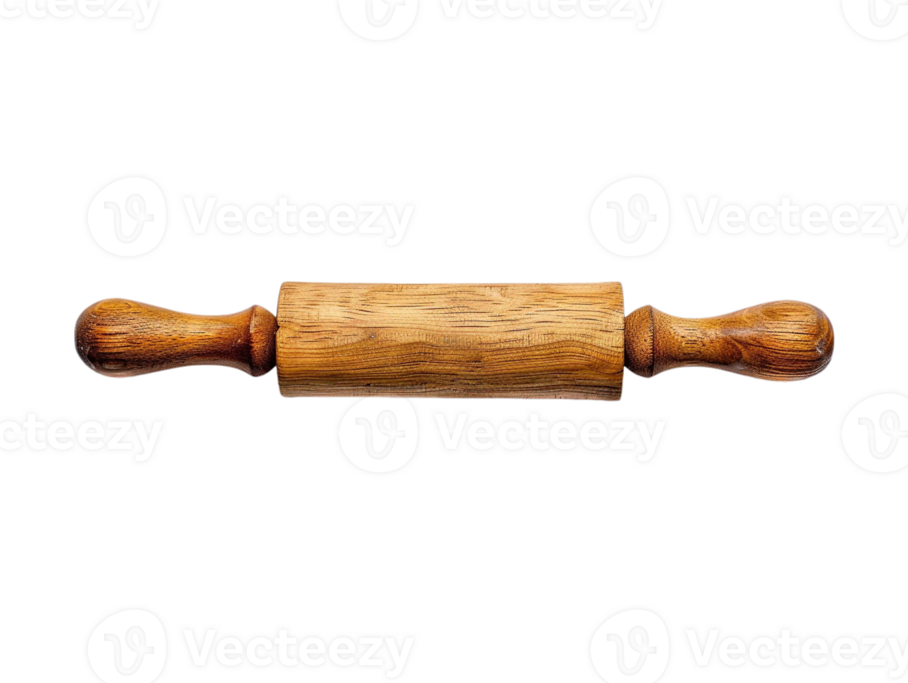 AI generated a rolling pin on a transparent background png