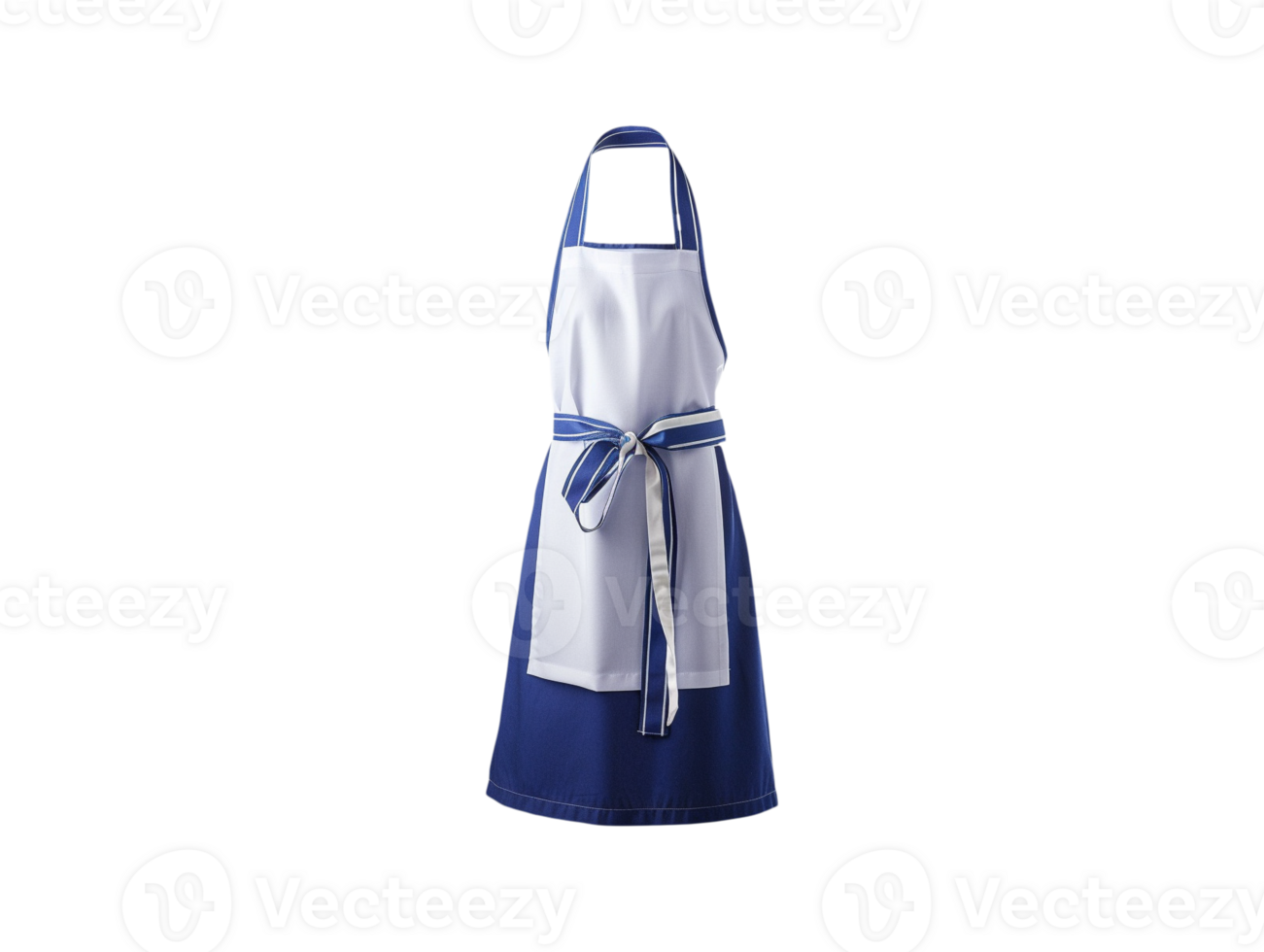 AI generated chef apron with transparent backgorund png