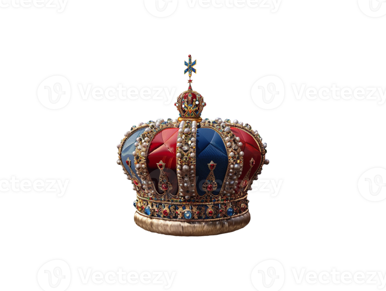 AI generated a crown on a transparent background png