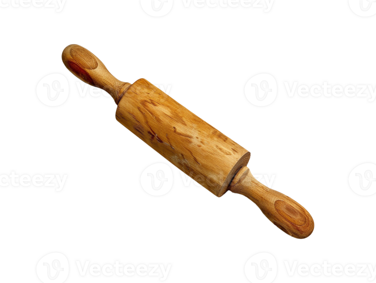 AI generated a rolling pin on a transparent background png