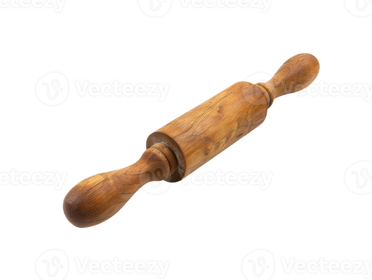 AI generated a rolling pin on a transparent background png