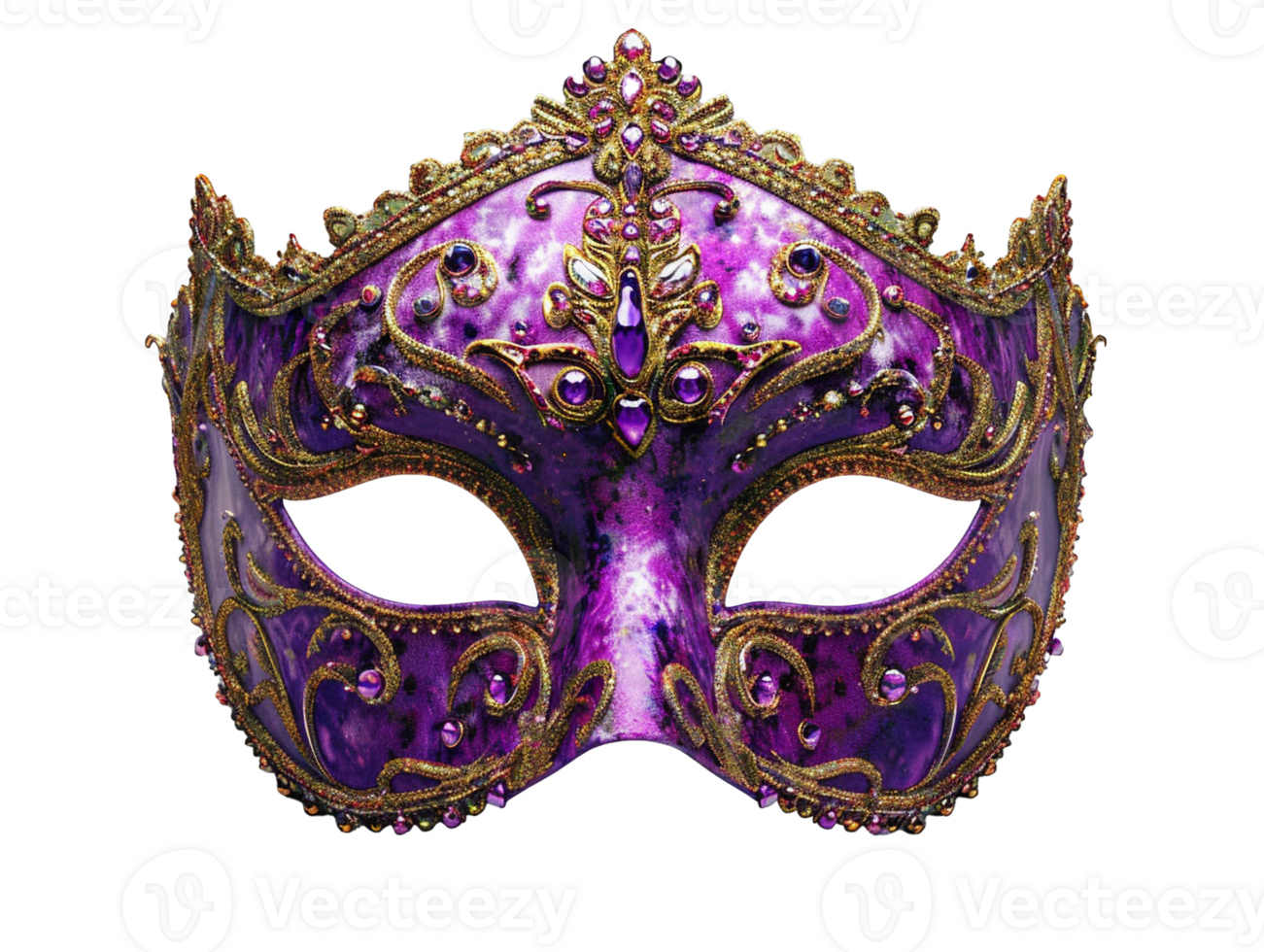 AI generated isolated masquerade mask png