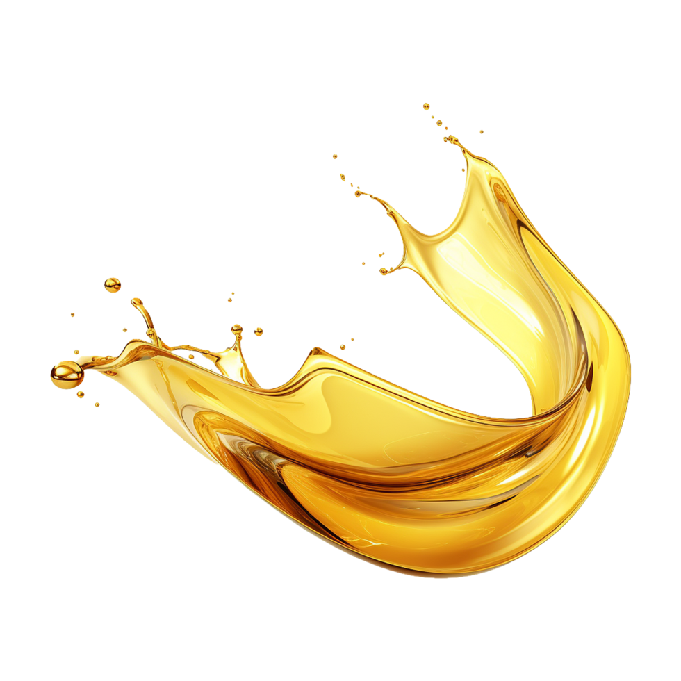 AI generated Abstract lubricant oil isolated on transparent background png