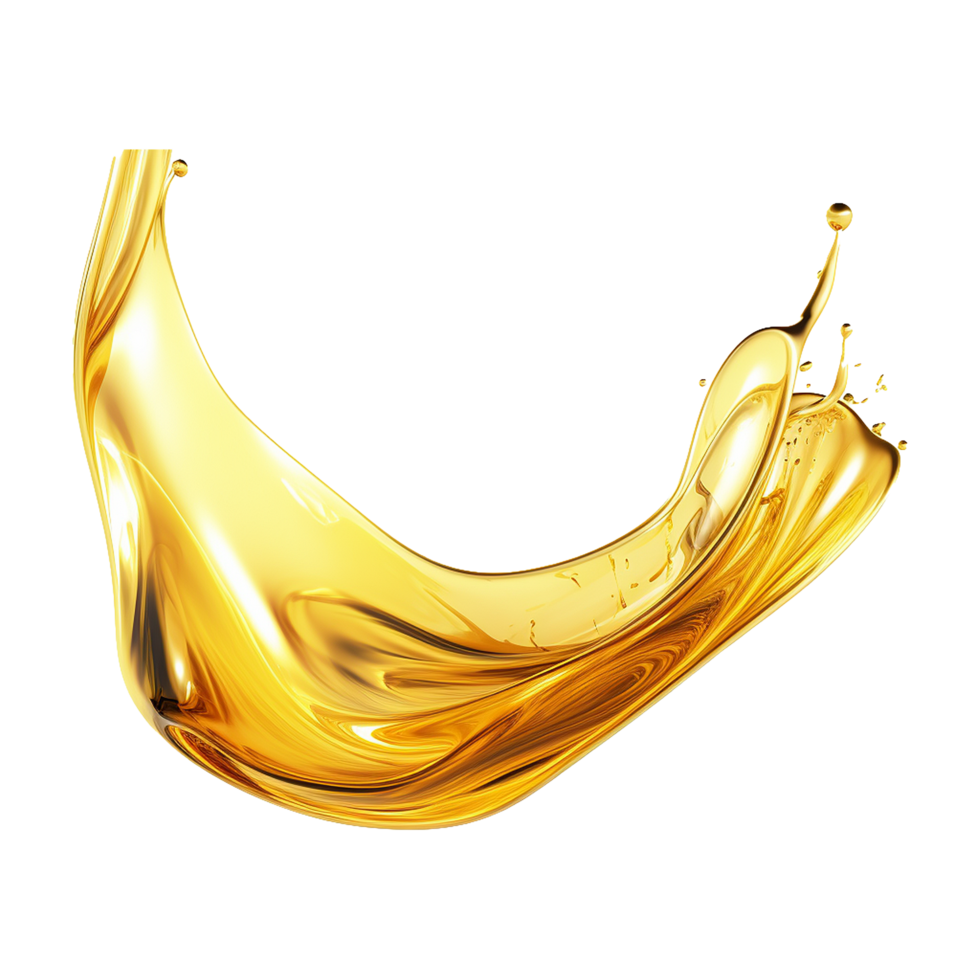 AI generated Abstract lubricant oil isolated on transparent background png