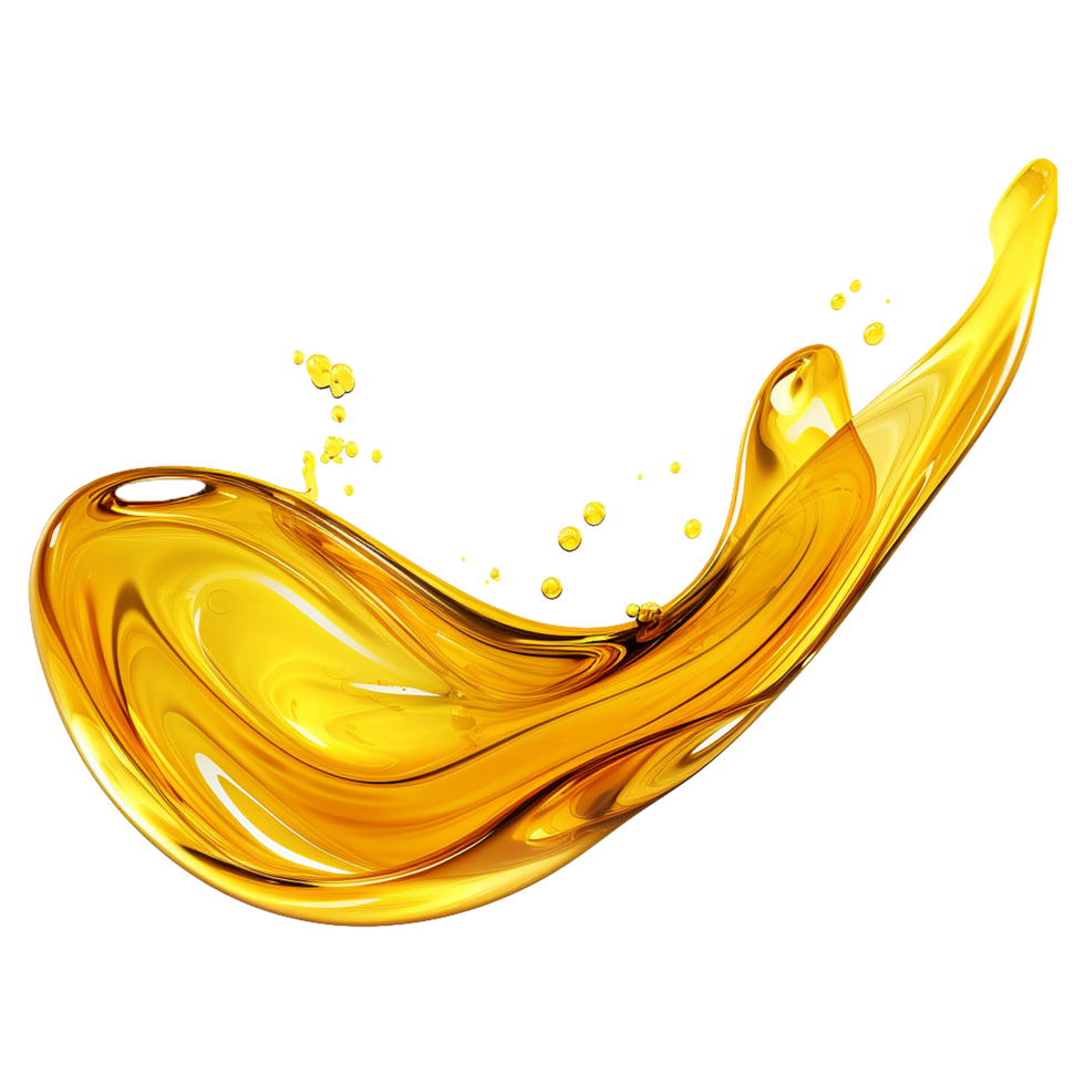 AI generated Abstract lubricant oil isolated on transparent background png