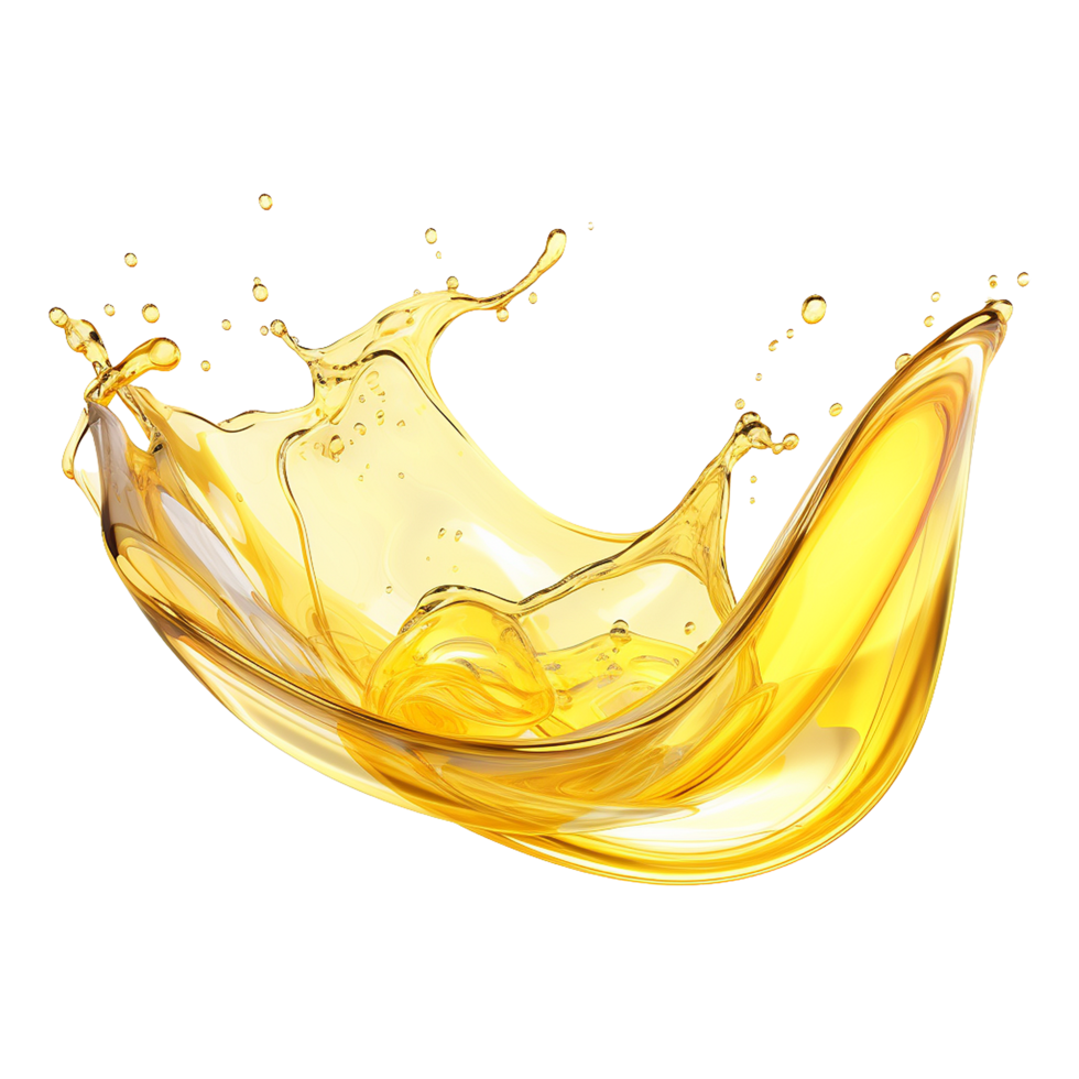 AI generated Abstract lubricant oil isolated on transparent background png