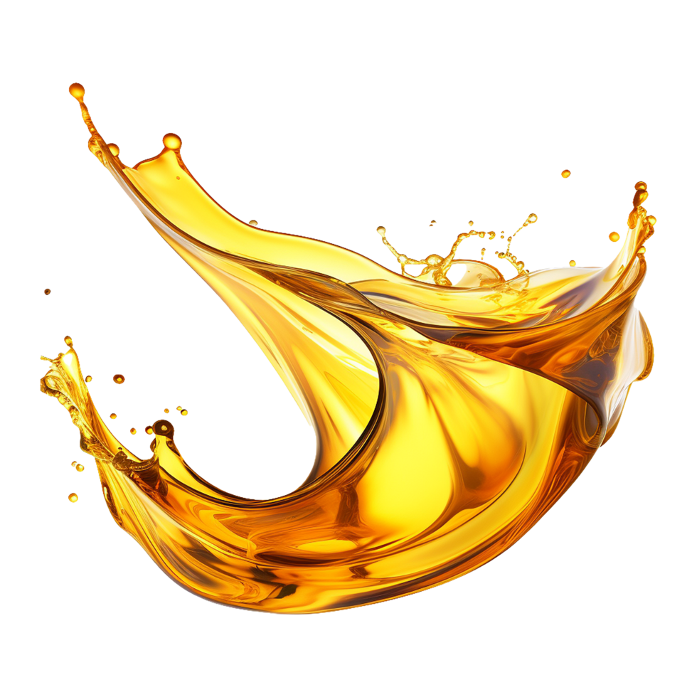 AI generated Abstract lubricant oil isolated on transparent background png