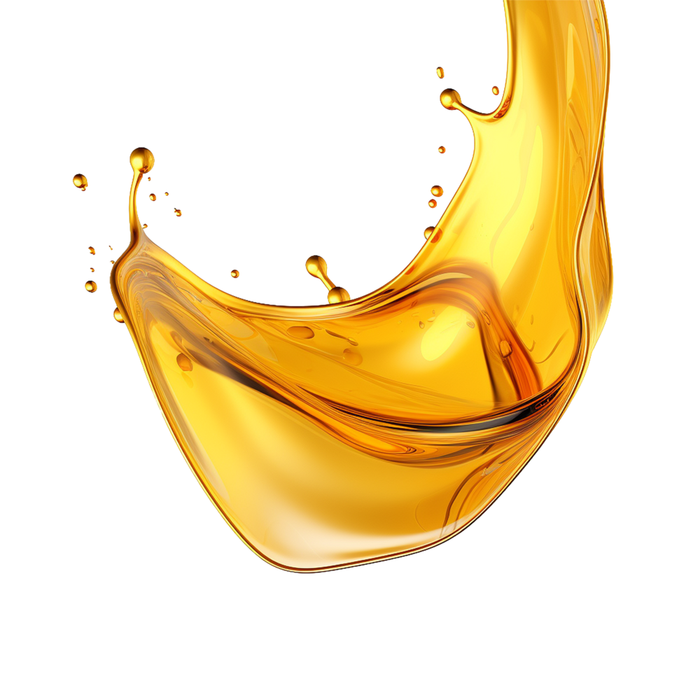 AI generated Abstract lubricant oil isolated on transparent background png