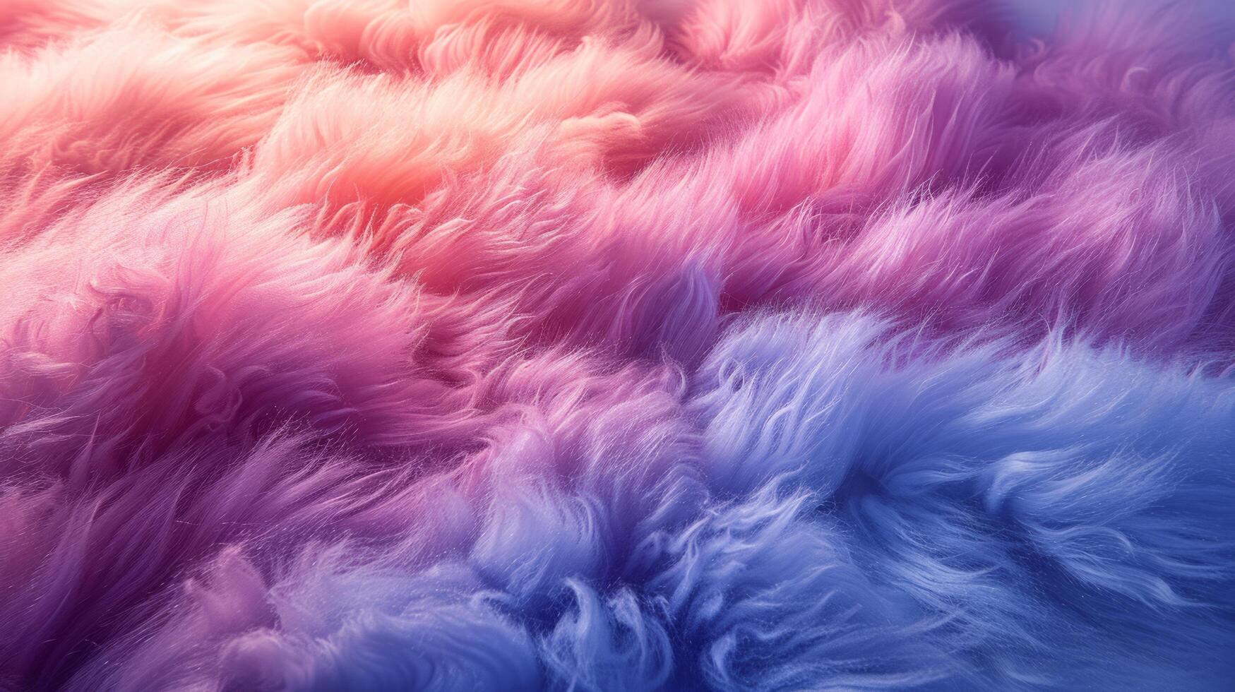 AI generated Close Up View of Multicolored Fur photo