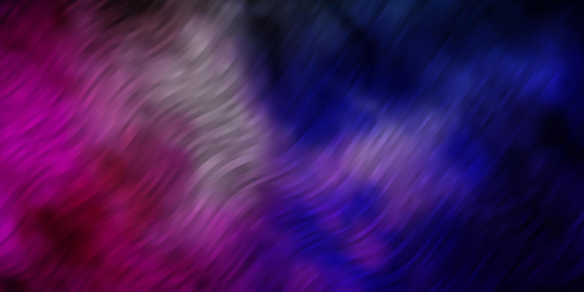 Dark Pink, Green vector background with lines.