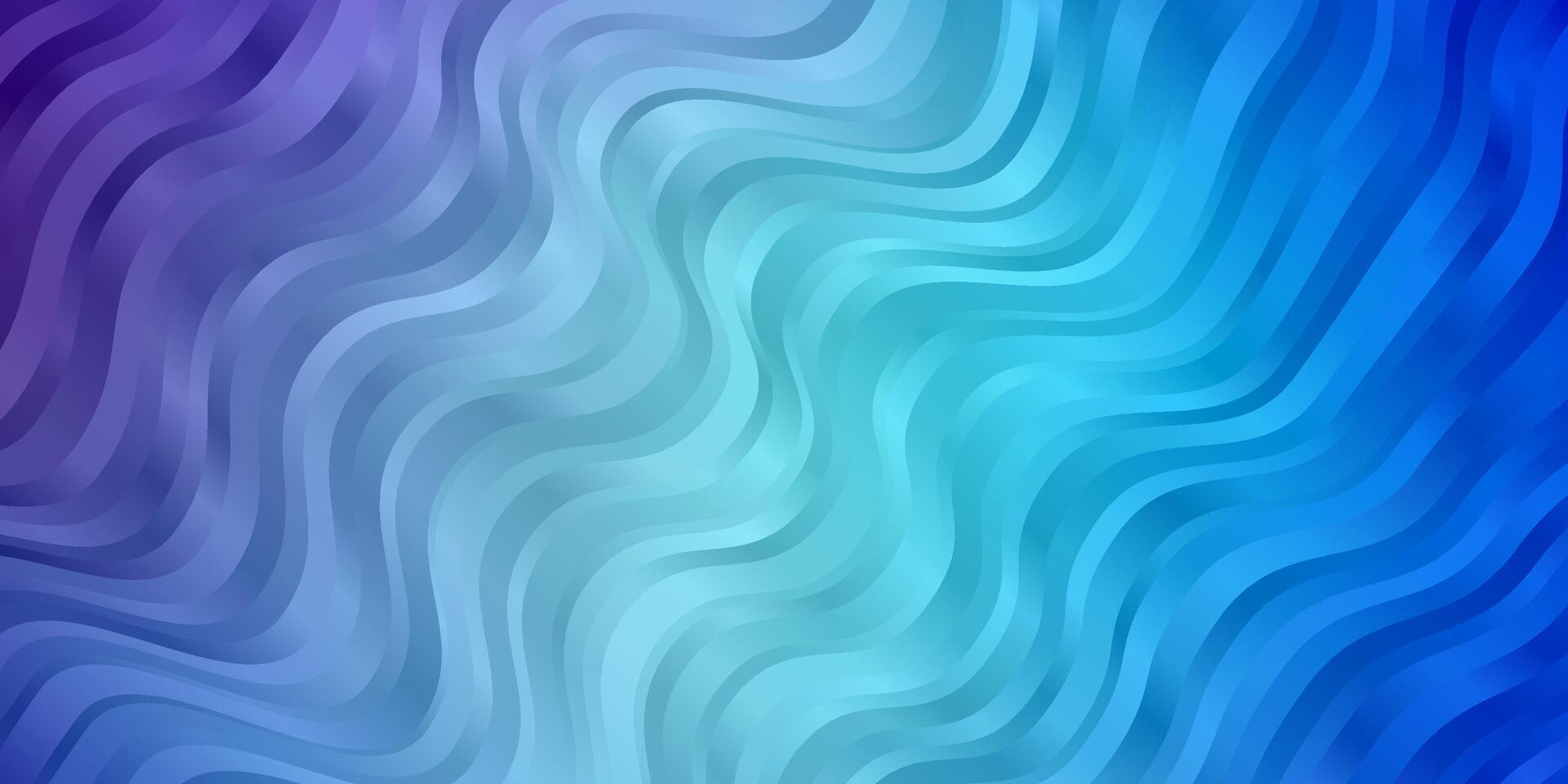 Light Pink, Blue vector template with curved lines.