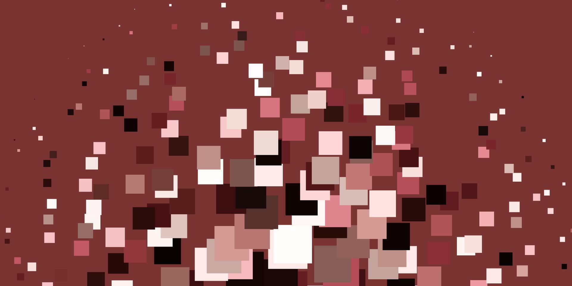 Light Pink, Red vector pattern in square style.