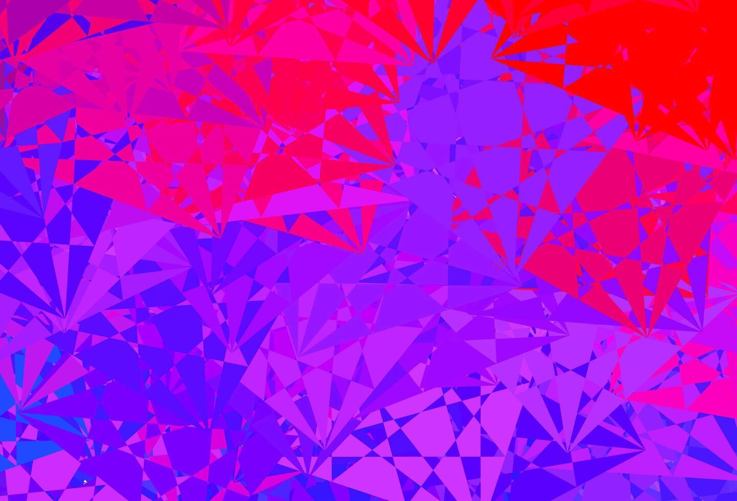 Light Blue, Red vector backdrop with chaotic shapes.