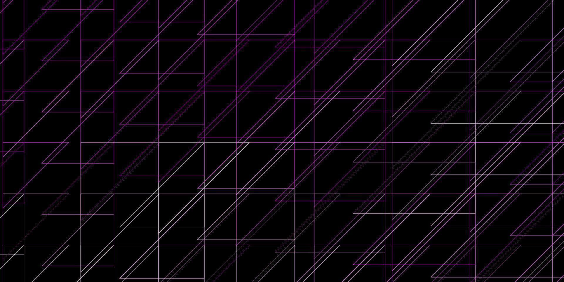 Dark Purple vector background with lines.