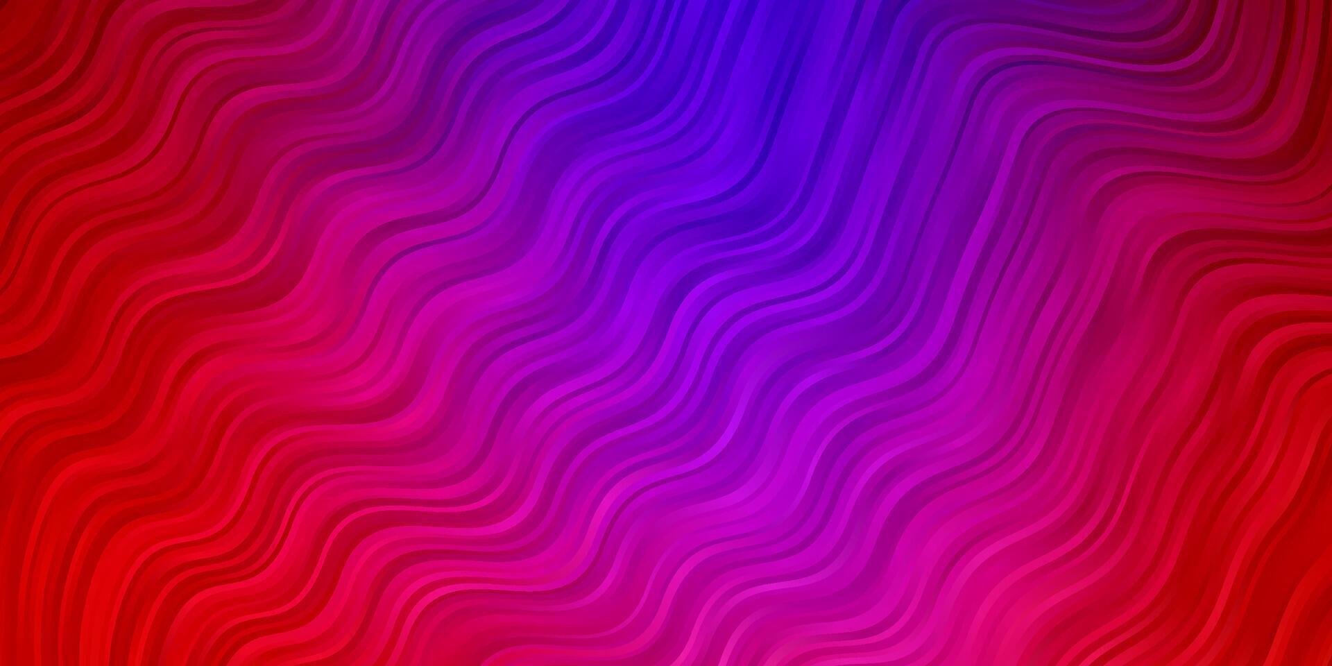 Dark Pink, Red vector background with wry lines.
