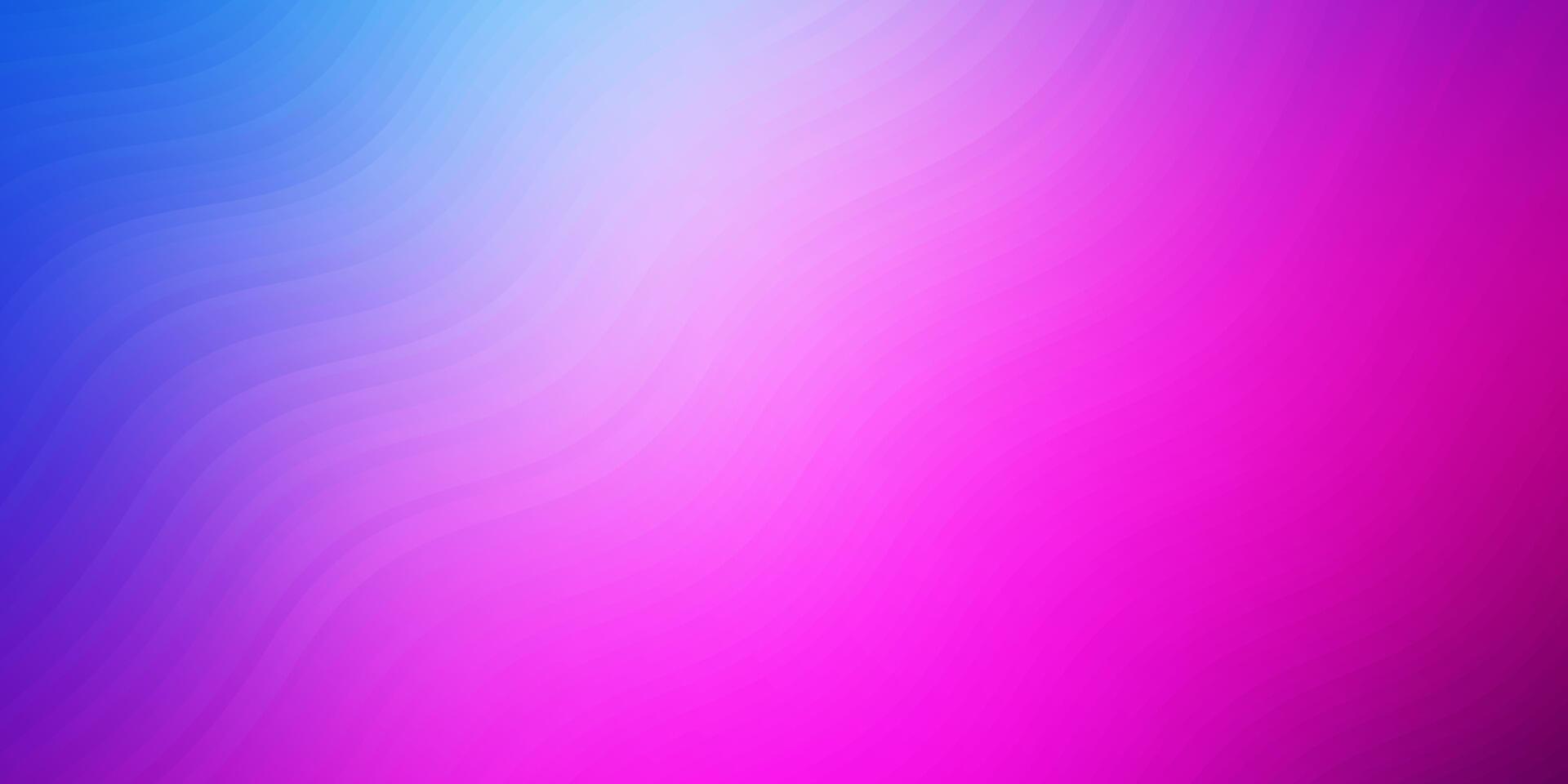 Light Pink, Blue vector layout with curves.