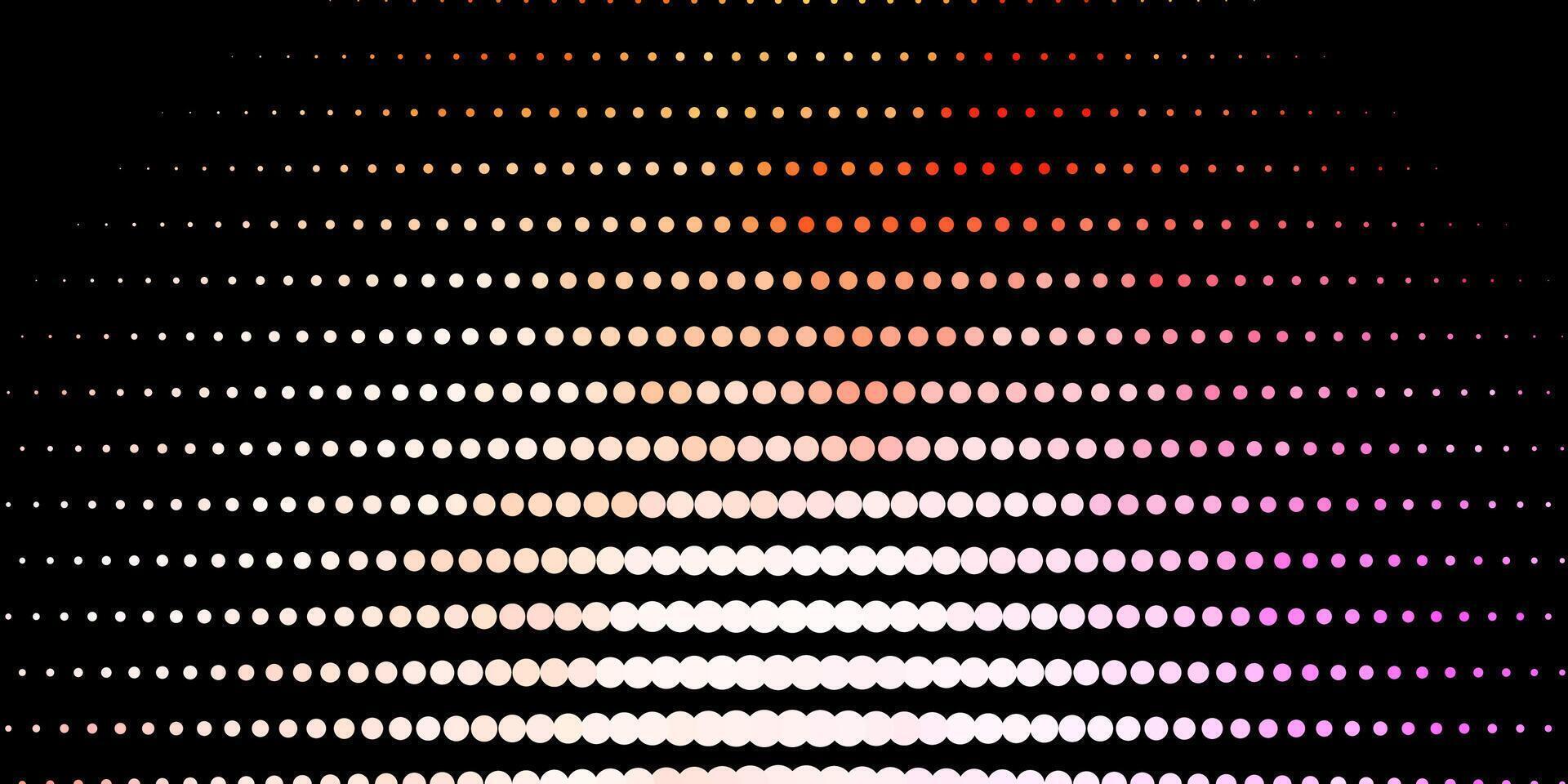 Dark Pink, Yellow vector backdrop with dots.