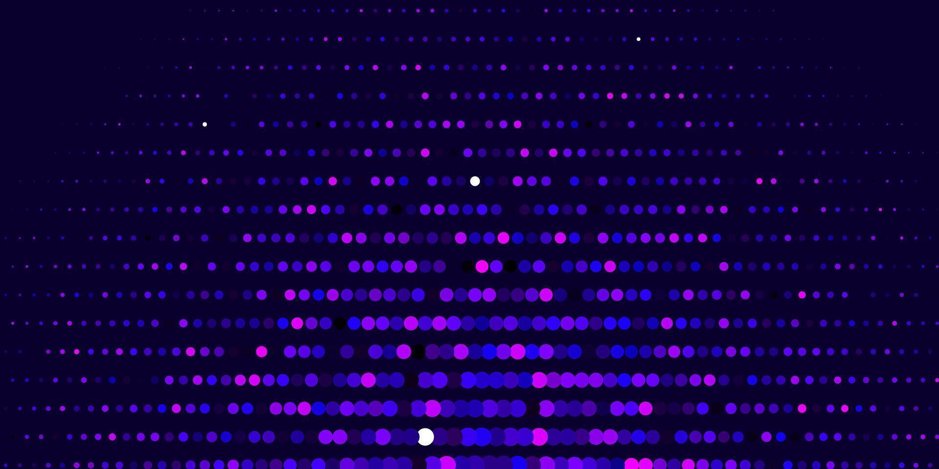 Dark Purple, Pink vector texture with disks.