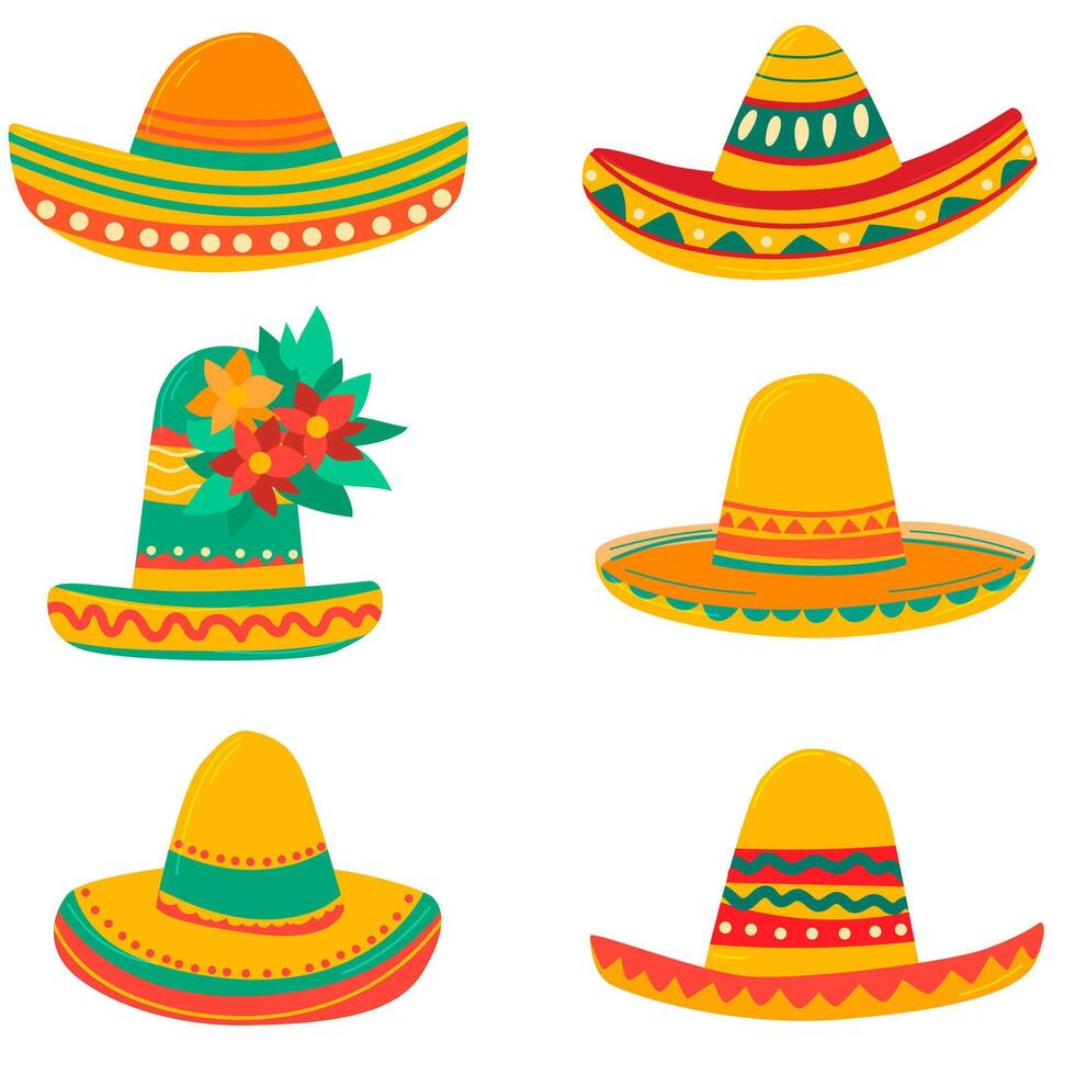 Mexican hat icon vector. Illustration of symbol vector