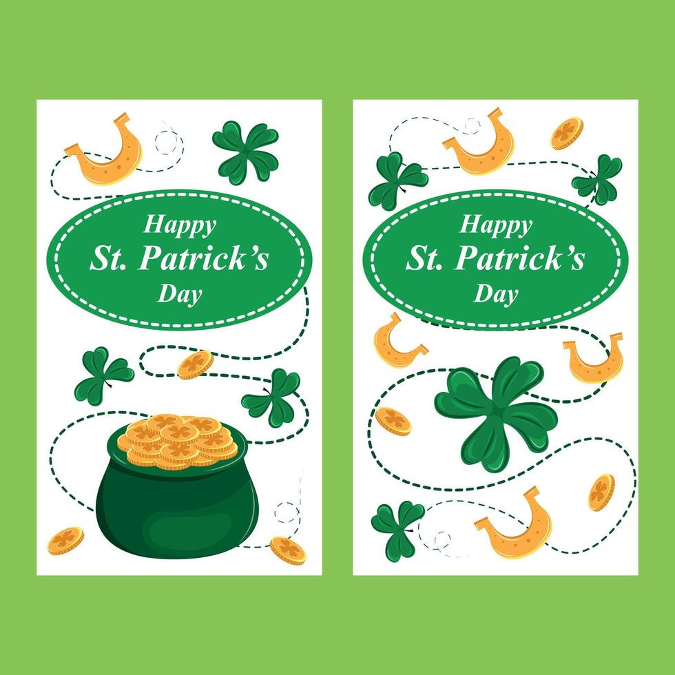 Beautiful St. patrick's day brochure for web and print vector