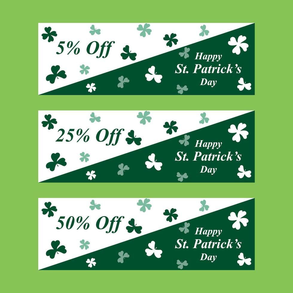 Beautiful St. patrick's day brochure for web and print vector