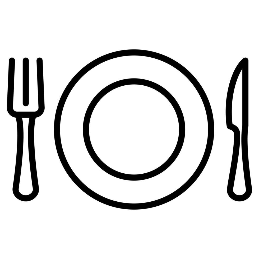Table Settings icon vector illustration