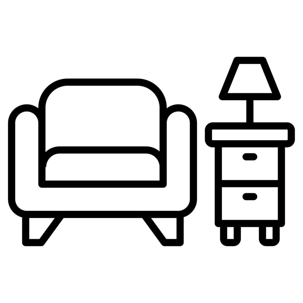 Furniture icon vector illustration