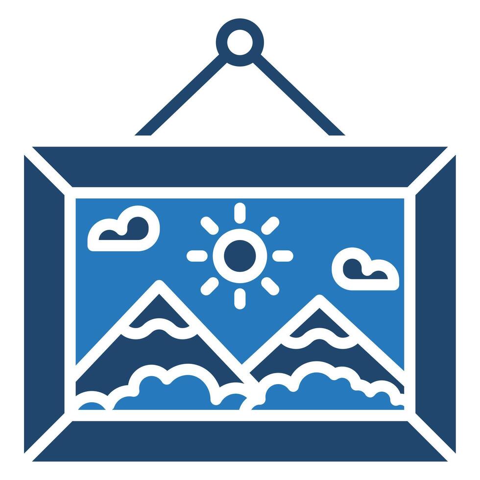 Wall Art icon vector illustration