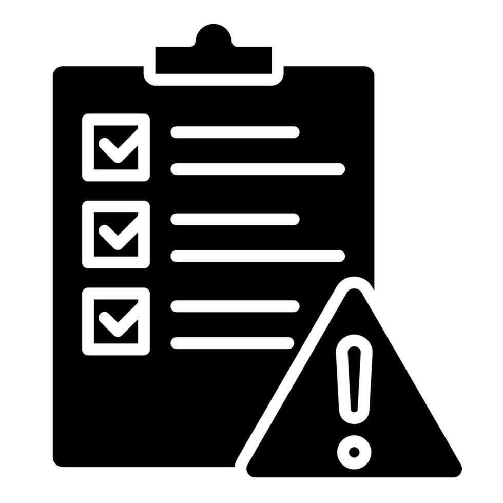 Risk Assessment icon vector illustration