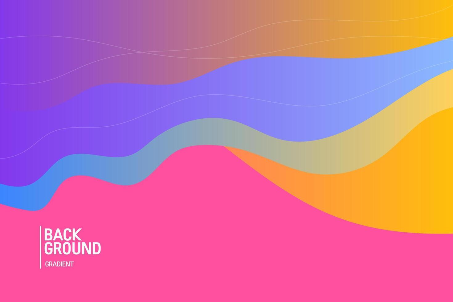 Colorful gradient background. Fluid banner template vector illustration. Abstract background.