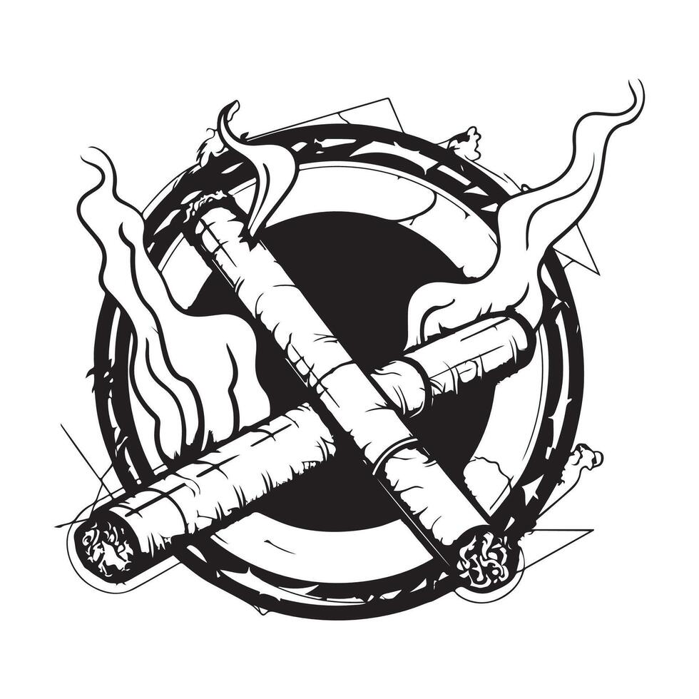 No Smoking Sign Graphics Vector Art and Graphics