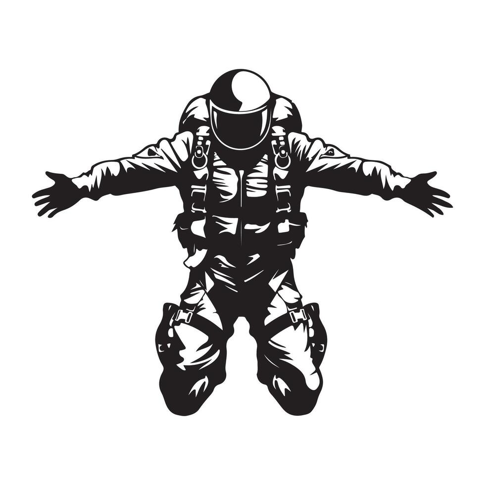 paracaidismo logo vector arte, iconos, y gráficos