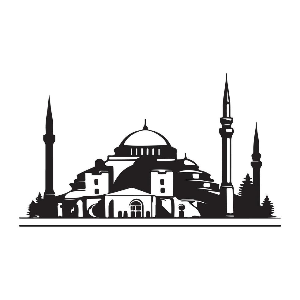 Hagia Sophia Vector Art, Icons, and Graphics