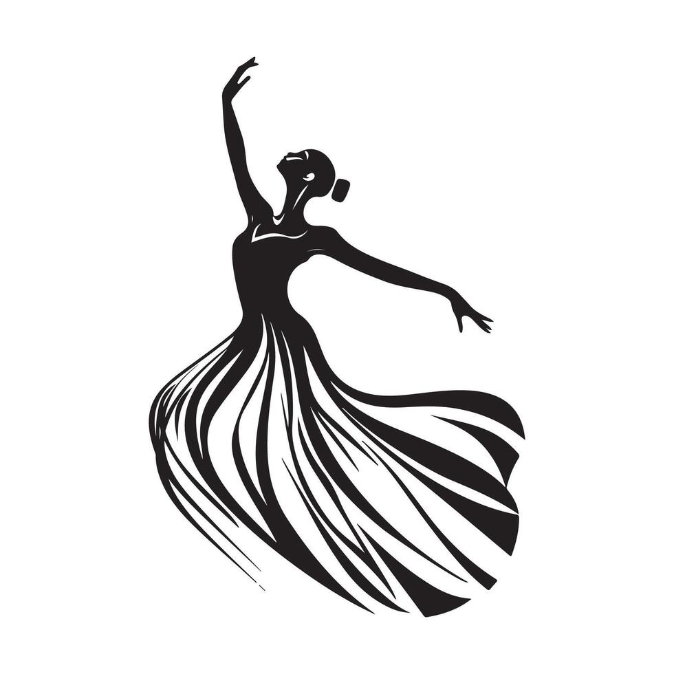 Dance Silhouette Logo Vector Art, Icons, and Graphics