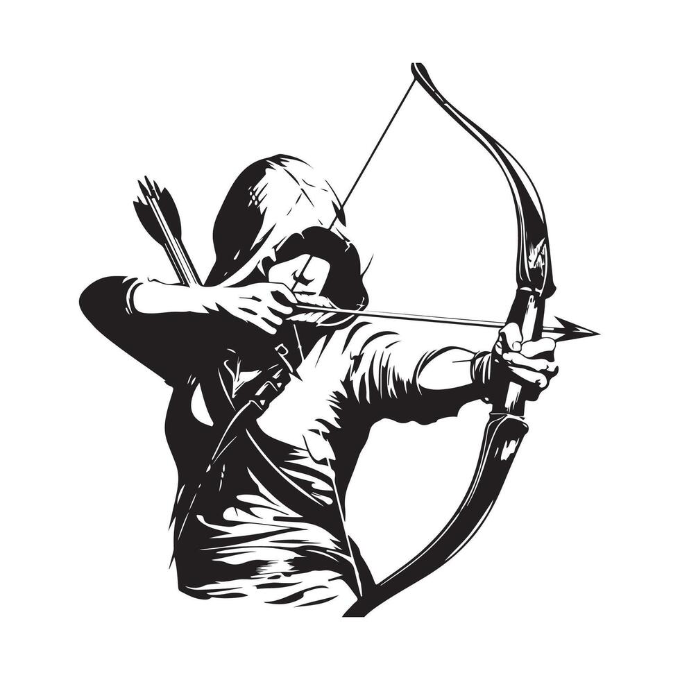 Archery Vector Image, Graphics, Design