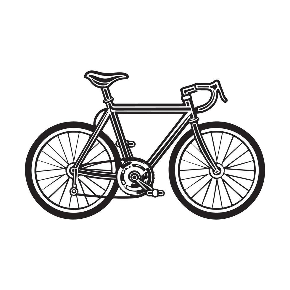Road Bike Vector Art, Icons, and Graphics