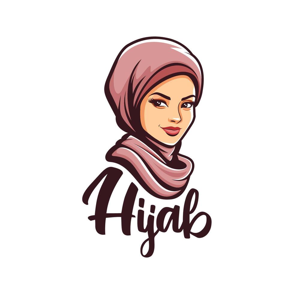 vector logo hijab